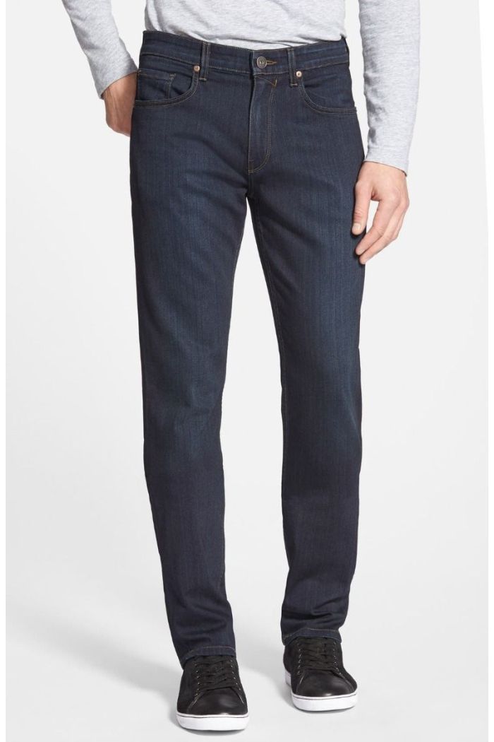 Dark Blue Non Stretch Custom Jeans for Men